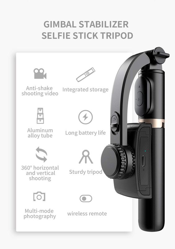 R15 3-in-1 Phone Gimbal Stabilizer