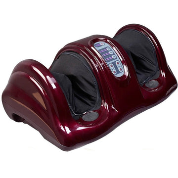 Advanced Foot and Calf Massager Machine with Heat, 3D Kneading Shiatsu Roller, Air Compression SPA, Remote Control