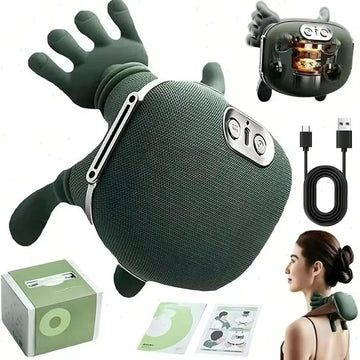 Advanced 4D Shiatsu Neck and Shoulder Massager with Heat & Finger Massage