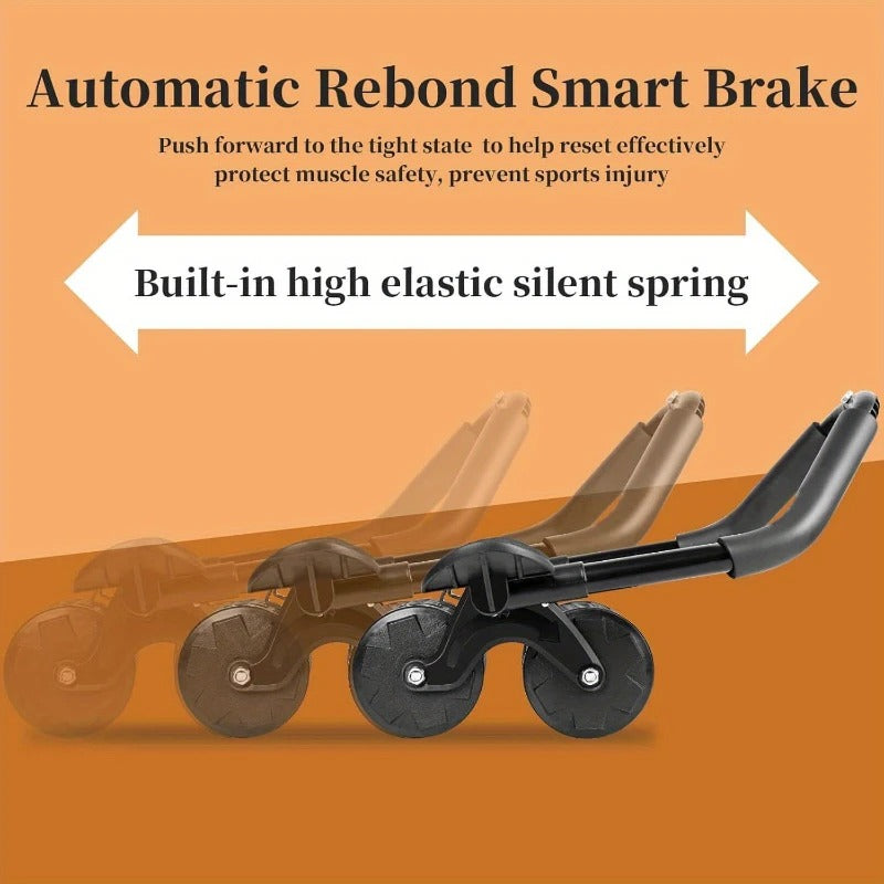 Automatic Rebound Abdominal Exercise Roller Wheel